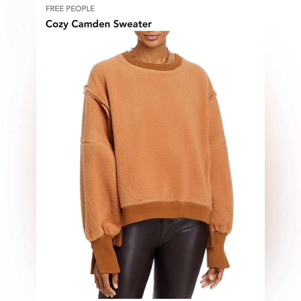 Free People Cozy Camden Sweater - Sandstorm